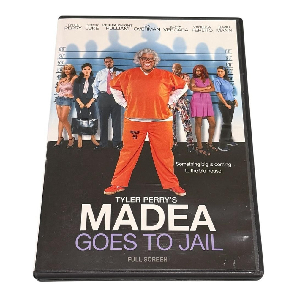 Madea Goes To Jail DVD Full Screen Comedy Tyler Perry Lionsgate Movie Disc Teste